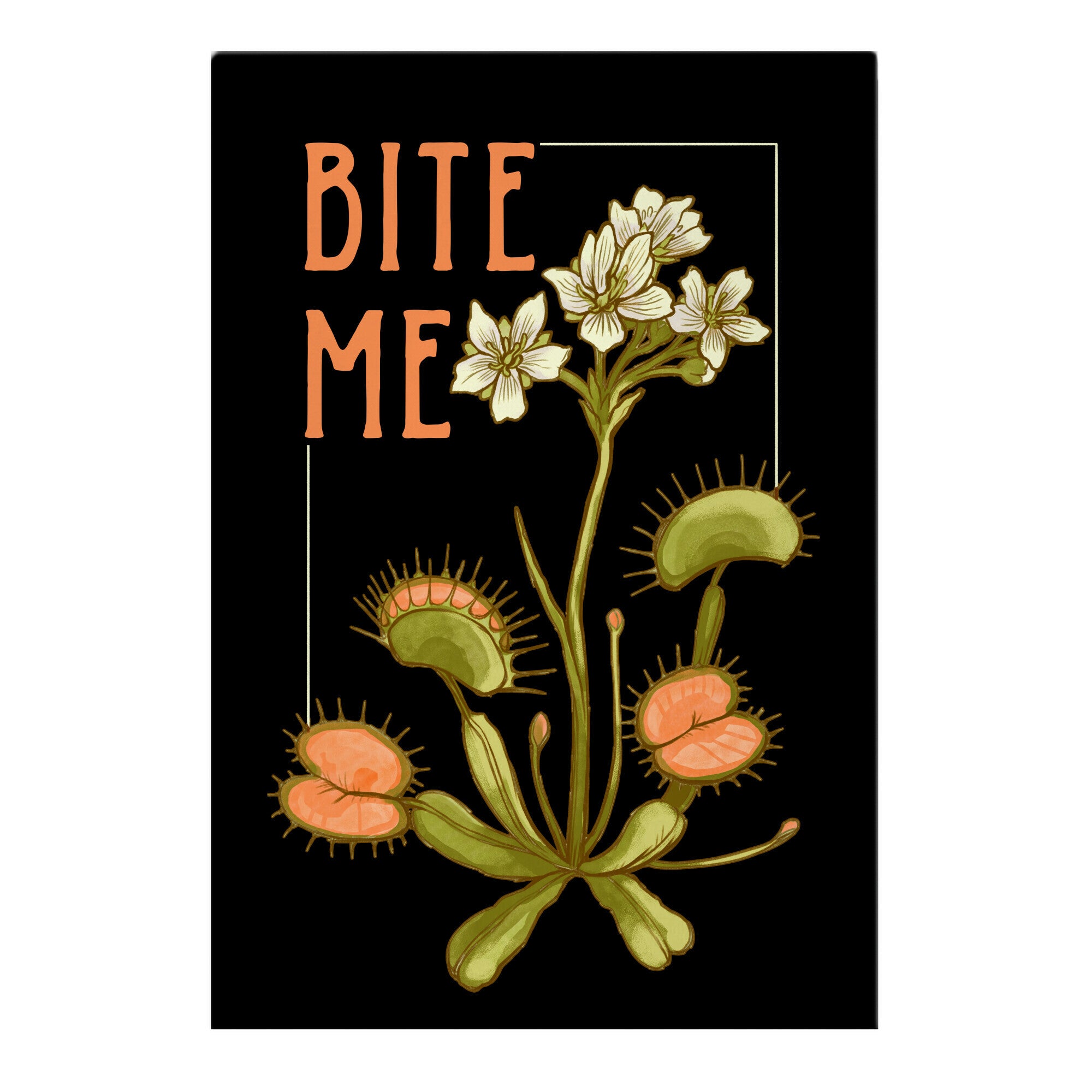 Bite Me Venus Flytrap Garden Flag
